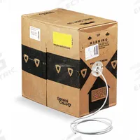 GENSPEED Category Cable: 1,000 ft Cable Lg, 24 AWG, Riser, Blue, PVC, Std, 5133299E, 5e, Unshielded. Key specifications — Conductor Gauge: 24 AWG; Jacket Material: PVC; Brand: GENSPEED; Pairs Separation: Standard.