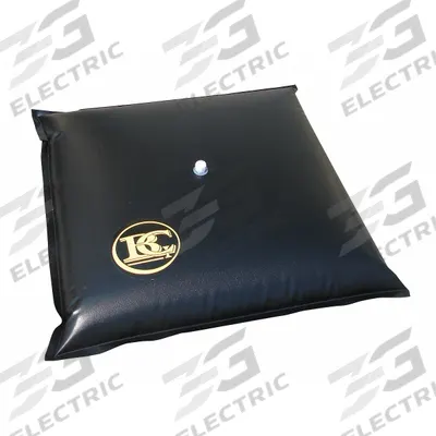 JUSTRITE Drain Cover Seal: 30 in L x 30 in W, 18 in L x 18 in W Max Drain Size, Black - Water-Filled Drain-Cover Seals