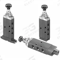PARKER Manual Air Control Valve: DirectAir 2, Three-Way / Two-Position, Button, 1/8 in Female NPT (MPN 414411000). Key specifications — attr1084737: Aluminum; attr1084764: Manual Air Control Valve; attr1084778: Spool; attr1084767: DirectAir 2; attr1084731: 414411000; attr1084739: PARKER; attr1084765: Spring Return; attr1084768: DirectAir 2.