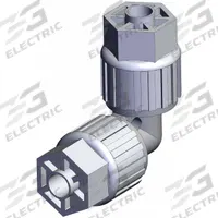 SMC High Purity Tube Fitting: 1/4 in OD x 1/4 in OD Size, Compression x Compression, PFA (MPN LQ3E2A). Key specifications — Series: LQ3; Brand: SMC; Standards: RoHS_6, RoHS_10.
