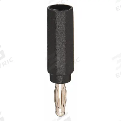 POMONA Banana Jack: 1 7/8 in Lg, 20 A Max Current Measurement - Standard Sheath Banana Jack to Non-Sheath Banana Plug Adapters
