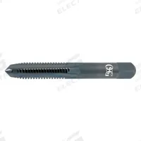 OSG Straight Flute Tap: 5/16"-24 UNF, H3 / 2B-3B, 4 Flute, Plug Chamfer, TiN Coated High Speed Steel (MPN 1121005)