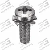 SEMS Screw: Internal Tooth, M3x0.50 Thread Size, 12 mm Lg, Stainless Steel, Plain, Pan, 10 PK (MPN MPPJIX03012-010P1). Key specifications — Drive Size: #2.