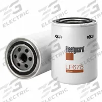 FLEETGUARD Automotive Oil Filter: BT259, LF678, 13/16"-16 UNS-2B Thread Size, 5 1/2 in Overall Ht. Key specifications — Baldwin Interchange: BT259; FleetGuard Interchange: LF678; Brand: FLEETGUARD; Compatible Vehicle Make: Guria; Media Material: Cellulose.