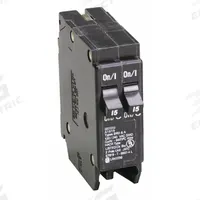 EATON Circuit Breaker: 15 A, 120/240V AC, Single Phase, 10kA at 120/240V AC, Type BR Loadcenters (MPN BR1515). Key specifications — Amps: 15 A; AC Voltage Rating: 120/240V AC; Phase: Single; Max. AIR Rating: 10kA at 120/240V AC; Circuit Breaker Type: Tandem; For Use With: Type BR Loadcenters; Brand: EATON.