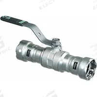 VIEGA MEGAPRESS Manual Two-Way Ball Valve: 2 in, 316 Stainless Steel, Straight Valve Body, Two-Piece (MPN 29030). Key specifications — Brand: VIEGA MEGAPRESS; Handle: Locking Lever.