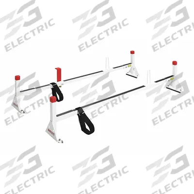 WEATHER GUARD Van Roof Rack: Steel, 16 in Overall Ht, 8 in Overall Lg, 70 1/2 in Overall Wd - Van Roof Racks