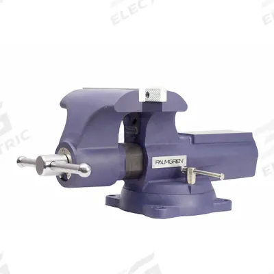 PALMGREN Combination Bench and Pipe Vise: Heavy Duty, Enclosed, 8 1/2 in Jaw Face Wd - Combination Bench & Pipe Vises