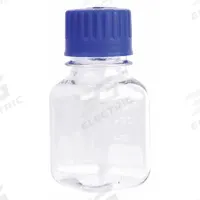Media Bottle: PETG, 125 mL Capacity - oz, 125 mL Capacity - mL, Closure Included, Sterile, Unlined (MPN WPBGC0125SB). Key specifications — Graduated: No; Closure Type: Screw-On; Body Color: Colorless; Brand: APPROVED VENDOR.