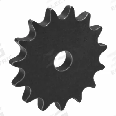 TRITAN Roller Chain Sprocket: No Hub, For Single Strands, 60, 15 Teeth, 3.608 in Pitch Dia - Size 60 Plain-Bore Roller Chain Sprockets