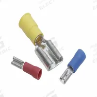 BURNDY Wire Disconnect: Female Socket, Blue, Nylon, Partial Coverage, 16 AWG – 14 AWG Wire Size (MPN QN14F11X02D). Key specifications — attr1307035: BURNDY; attr1307036: QN14F11X02D.