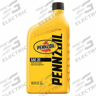 PENNZOIL Engine Oil: Synthetic Blend, 1 qt Size, Bottle, 30 - Gasoline Engine Oil