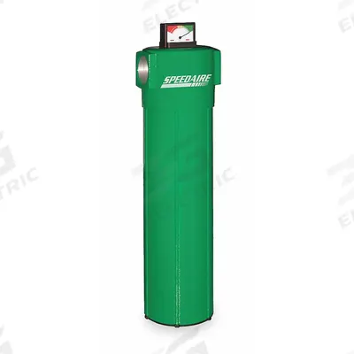 SPEEDAIRE Compressed Air Filter: 1 micron, 1 1/2 in NPT, 353 cfm, 290 psi Max Op Pressure - Coalescing Filter for Oil Removal