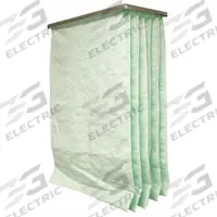 GRAINGER Pocket Air Filter: 24 in x 12 in x 18 in, MERV 14, Yellow, Fiberglass, 3 Pockets (MPN 5E845). Key specifications — Display Sell UOM: EA; Brand: GRAINGER; Media Material: Fiberglass; Performance Rating: MERV 14.