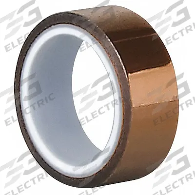 TAPECASE Film Tape: 1/4 in Wd, 5 yd Lg, 2.6 mil Thick, Polyimide Film, Silicone - High-Temperature Film Masking Tape