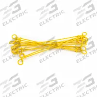 APPROVED VENDOR Bale Ties: PVC Coated, PVC Coated, 16 ga Wire Gauge, 0.062 in Wire Dia, 12 in Lg (MPN 16PVC12-5M-AD1). Key specifications — Number of Loops: Double Loop; Brand: APPROVED VENDOR.