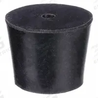 Stopper: Natural Rubber, 5 Stopper Size, 23 mm Bottom Dia, 27 mm Top Dia, 25 mm Overall Ht, Black (MPN RST5-H). Key specifications — Brand: APPROVED VENDOR; Color: Black; Stopper Size: 5; Material: Natural Rubber.