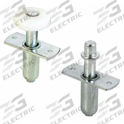 PRIME-LINE Pivot Wheel: 1 13/16 in Lg, 3 3/4 in Wd - Hanging Door Guides
