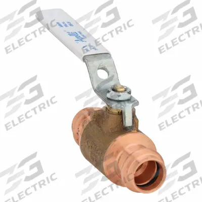 APOLLO Manual Two-Way Ball Valve: 1/2 in Size, Bronze, Straight, Press x Press - Bronze Ball Valves
