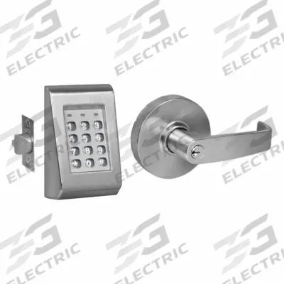 SARGENT Electronic Keyless Lock: Key or Lever/Keypad (MPN KP10XG77 LL 26D) - Electronic Keyless Access Locksets