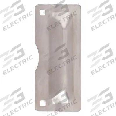 APPROVED VENDOR Door Latch Guard: 7 in Lg, 2 3/4 in Wd - Standard Latch Guards