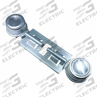 GE Double Burner Assembly: Mfr Part # WB16K10026 - GE Oven Replacement Parts
