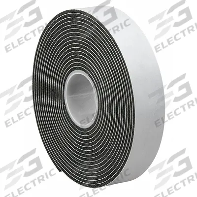 3M Foam Tape: Continuous Roll, 1 in Roll Wd, 5 yd Overall Roll Lg, 125 mil Thick - Sealing Foam Tape