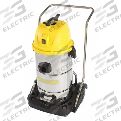 TORNADO Shop Vacuum: 15 gal Tank Size, Stainless Steel, 1 1/2 in Vacuum Hose Dia - Heavy-Duty Vacuums