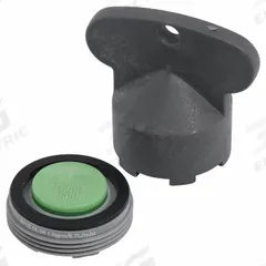 AMERICAN STANDARD Outlet: 1.5 gpm Flow Rate, Laminar Flow Outlet, Plastic, Gray Finish, Male (MPN M964171-0070A). Key specifications — Material: Plastic; Product Type: Outlet; Connection Size: M24; Brand: AMERICAN STANDARD.