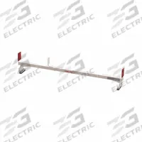 WEATHER GUARD Van Roof Rack: Aluminum, 12 in Overall Ht, 8 in Overall Lg, 60 in Overall Wd, White (MPN 222-3-03). Key specifications — Includes: Velcro Straps; Material: Aluminum; Finish: Powder-Coated; Brand: WEATHER GUARD; Color: White.