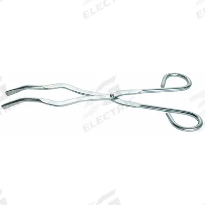 APPROVED VENDOR Crucible Tongs: 9 in Overall Lg, Stainless Steel, Uncoated, 2 in Tip Lg - Tongs for Crucibles