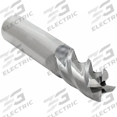 CLEVELAND Square End Mill: Carbide, 4 Flute, 1/2" Mill Dia, 1-1/4" LOC, 3" OAL (MPN C60048) - Fast-Cutting Carbide Square End Mills
