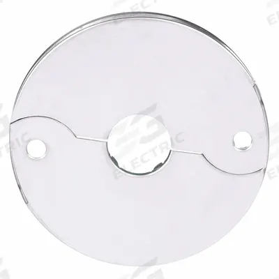 APPROVED VENDOR Escutcheon: Stainless Steel, 1/2 in Fits Pipe Size - Split-Flange Escutcheons