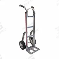 MAGLINER General Purpose Hand Truck: 500 lb, Dual-Handle, Silver, Aluminum, Flat-Free (MPN HMK116AA35). Key specifications — Brand: MAGLINER.