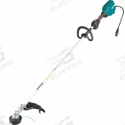 MAKITA Battery-Powered String Trimmer: 17 in Cutting Wd, Straight Shaft, 69 in Shaft Lg - Backpack Battery-Powered String Trimmers