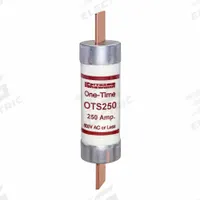 MERSEN Fuse: Class K5, OTS Series, Fast-Acting, 250 A, 600 V AC, 300 V DC, Non-Indicating (MPN OTS250). Key specifications — Series: OTS; Brand: MERSEN; Manufacturer Part Number: OTS250.