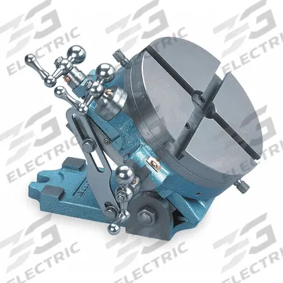 PALMGREN Rotary Table: 10 in Dia, 5/8 in T-Slot Wd - Cross-Slide Rotary Machining Tables