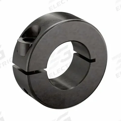 RULAND MANUFACTURING Shaft Collar: 1-Piece, Metric, Round, Clamp-On, 22 mm Bore Dia - Steel Shaft Collars