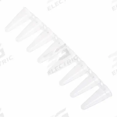 APPROVED VENDOR Strip: PCR Strip, Polypropylene, 0.1 mL Capacity - mL - Plastic PCR Strip Tubes
