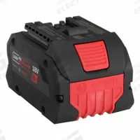 BOSCH Battery: CORE18V®, 8 Ah, Battery Included, 18V DC (MPN GBA18V80). Key specifications — attr1278107: Not Oil-Resistant.