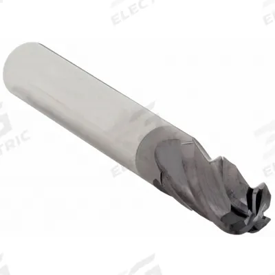 APPROVED VENDOR Ball End Mill: Carbide, 4 Flute, 13/64" Mill Dia, 3/8" LOC, 2" OAL (MPN 220-001065) - General Purpose Carbide Ball End Mills