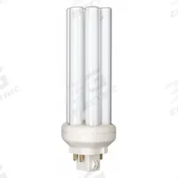 PHILIPS Compact Fluorescent Bulb: 4-Pin (GX24q-3), PL-T, Fluorescent, 3500K, 2,250 lm Light Output (MPN PL-T 32W/835/A/4P/ALTO). Key specifications — Brand: PHILIPS; Bulb Designation: PL-T 32W/835/A/4P 1CT/5X10BOX ALTO; Dimmable: Yes; Color Temperature: 3500K.