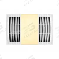 Exhaust Fan: Ceiling, 80 cfm Max, 1.5 sones, none Sensor, 1 Speed, Integrated LED Module, Round Duct (MPN BHFLED80). Key specifications — Brand: BROAN; Primary Lighting Technology: LED; Nameplate Voltage: 120V AC; Primary Light Type: Integrated LED Module; Sensor Type: none; Duct Shape: Round; Heater: With Heater; Heater Type: Heating Coil.