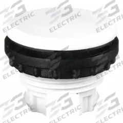 EATON Blanking Plug: Operator Enclosures/Push Buttons (MPN M22-B). Key specifications — Manufacturer Part Number: M22-B; Color: Gray; Compatible Product Type: Push Buttons; Material: Polymer; Brand: EATON; Compatible with Series: M30; Replacement Part Type: Blanking Plugs.