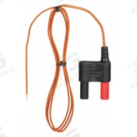 FLUKE Bead Wire Temperature Probe: -40°F to 500°F /-40°C to 260°C, Type K, Rounded Tip (MPN 80BK-A). Key specifications — Brand: FLUKE; Cable Material: PVC; Cable Length: 3 ft; Accuracy: ±2.2 °C or 2 % of Reading, Whichever is Greater.