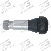 TRU-FLATE Sleeve Snap-In Valve: Tire Valve, Snap-In, 180° Valve Stem Angle, Straight, Automobiles (MPN 30-136). Key specifications — Valve Type: Snap-In; Thread Size: 0.305-32; Valve Shape: Straight; Color: Chrome; Product Type: Tire Valve; Standards: TR413; Compatible Vehicle Type: Automobiles; Material: Metal.