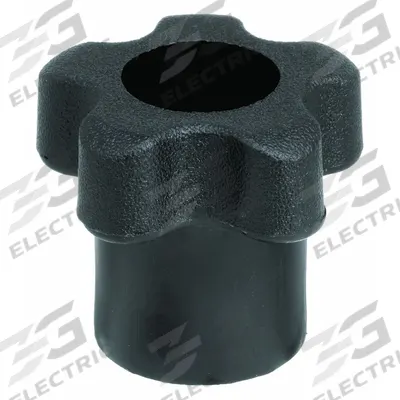 INNOVATIVE COMPONENTS Hand Knob: 5 Point, Plastic, #10 Thread, 22 mm Thread Lg - Snap-Lock 5-Arm Knobs