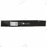STENS Lawn Mower Blade: 1/2 in Dia, 2 1/2 in Wd, 18 in Lg (MPN 345-462). Key specifications — Center Hole Diameter: 1/2 in; Brand: STENS.