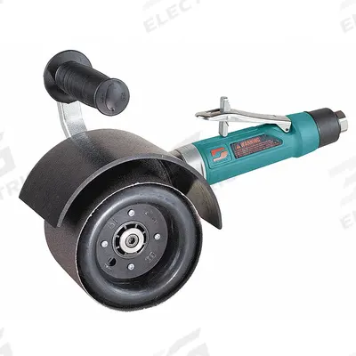 DYNABRADE Air Finishing Sander Kit: 5 in Max, 1 hp, 41 cfm, 3/8 in NPT, 3/4 in Arbor - Perpendicular-Mount Finishing Tools