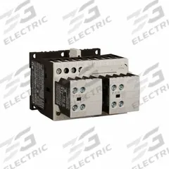 EATON IEC Magnetic Contactor: Reversing, 3 Poles, 3NO Contacts, 18 A, 240V AC Coil (MPN XTCR018C21B). Key specifications — Brand: EATON; Integrated Surge Suppression: Yes.